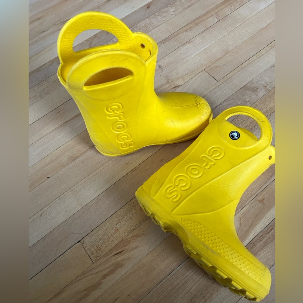 SOLD ELSEWHERE - Kids Crocs Rainboots